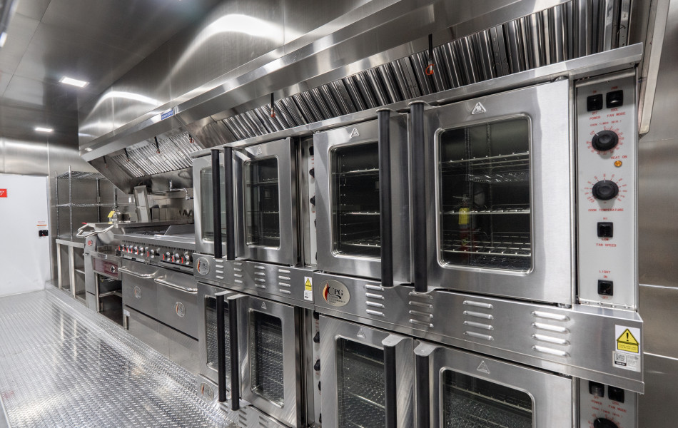 California Mobile Kitchen Interior Griddle