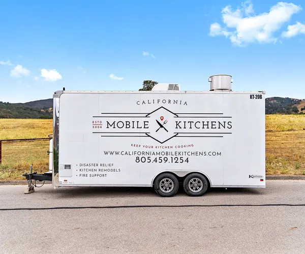 20 Foot Mobile Kitchen Trailer
