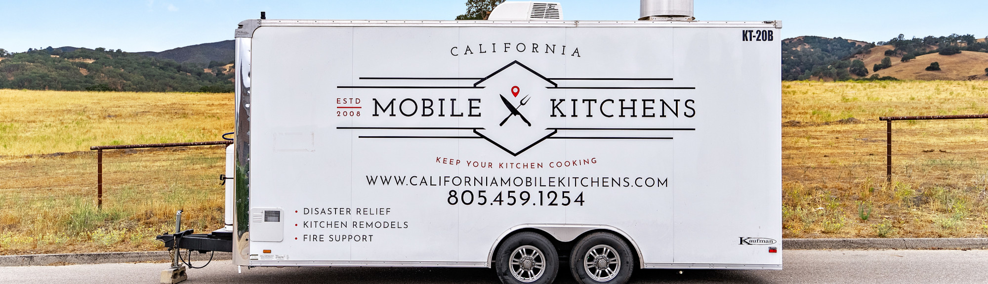 20 Foot Mobile Kitchen Trailer